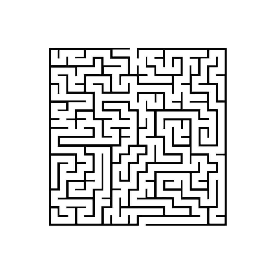 Maze Sticker